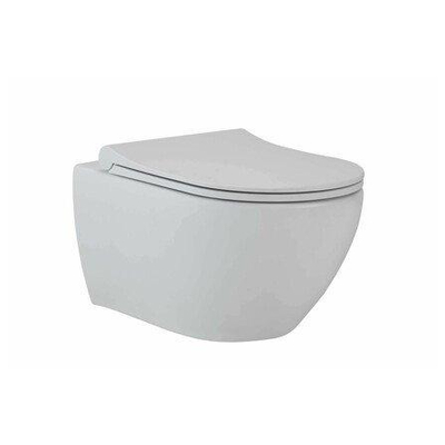 GO by Van Marcke WC suspendu - 53x36x35cm - avec abattant softclose & quickrelease - porcelaine mat blanc