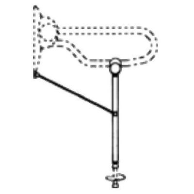 Handicare Handicare Linido pied de soutien pour barre relevable blanc