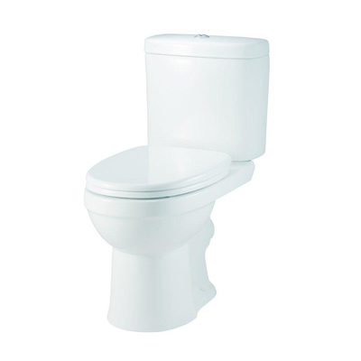Nemo Start Star toilet pack 68,7x85,6x38,9cm wit porselein verhoogd met uitgang H 18 cm met Geberit spoelmechanisme toiletzitting softclose