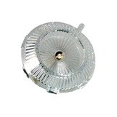 Nemo Go afdekrozet voor badoverloop Ø75mm plexi doorzichtig