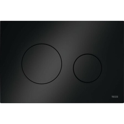 Tece TECEloop Plaque de commande WC en plastique double chasse noir