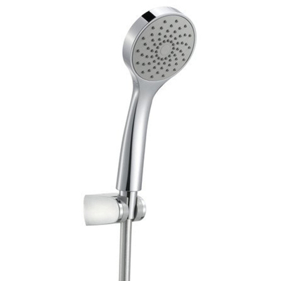 Nemo Start Lugo ensemble de bain avec support réglable avec picots anticalcaires 1 jet anti-rayures raccord universel anti-pli chromé