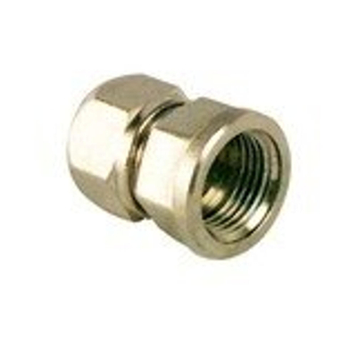 Nemo Go raccord droit pex alu clamp ø20mm x 1/2f chromé