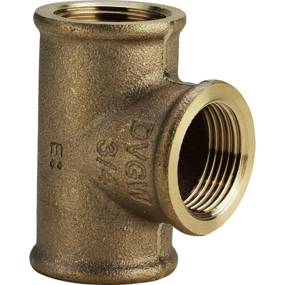 Viega t piece 3/8 x 3/8 bronze bi.