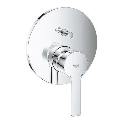 Grohe Lineare New Robinet de baignoire encastré - 2 boutons - inverseur - chrome