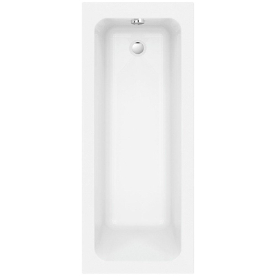 Nemo Start Zen I baignoire encastrée 170x70x40cm 205 litres avec jeu de pieds blanc acrylique