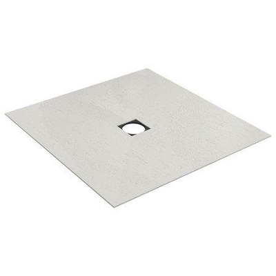 Wedi Fundo Primo Top sol de douche - 90x90cm - vidage au centre - blanc