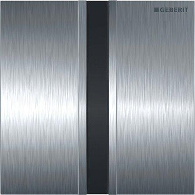 Geberit Type 50 Sigma50 - hytronic - urinoirsturing - met infrarooddetectie - netvoeding - geborsteld chro - hoogglans chroom