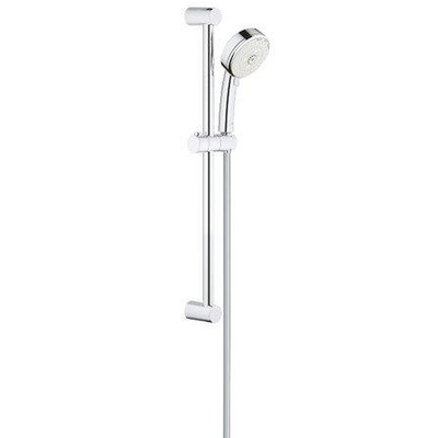 GROHE New Tempesta Cosmopolitan Ensemble de douche 60cm avec douchette 3 jets 9.5L/min. chrome/blanc