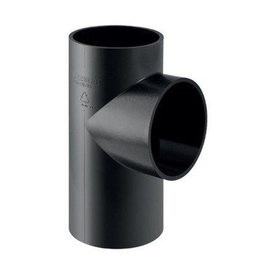 Geberit afvoer PE - fitting - T-stuk - 88 graden - 56X56
