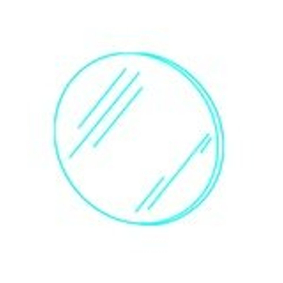 GO by Van Marcke Start Risata miroir rond 60cm