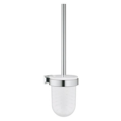 GROHE Essentials Cube Porte-brosse WC - montage murale - ouvert - chrome