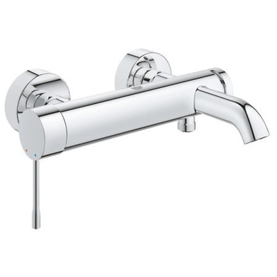 Grohe Essence New Badkraan - met omstel - met koppelingen - chroom
