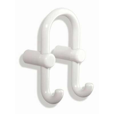 Hewi Serie 801 Patère H16.5xP8.7xL8.7cm Plastique Blanc