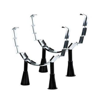 Nemo jeu de pieds métal et PVC pour baignoires en acier émaillé