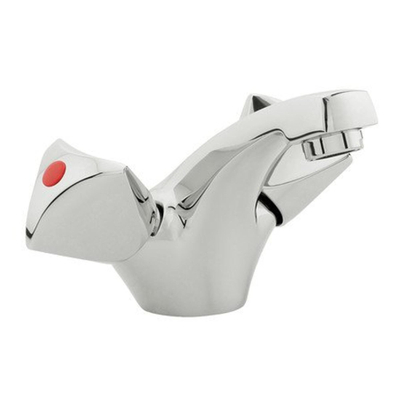 Nemo Start Riga mitigeur de lavabo à deux poignées monotrou avec bec fixe avec vidage automatique chrome