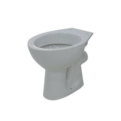 Go by Van Marcke Staand Toilet - 48x37x40cm - muuraansluiting - zonder zitting - porselein wit