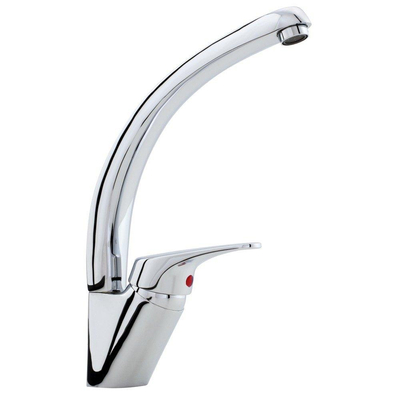 Nemo Start Taura mitigeur de cuisine monocommande montage monotrou avec bec haut avec bec orientable chrome