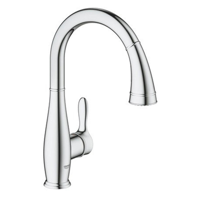 GROHE Parkfield Mitigeur de cuisine - bec pivotant/extractible - 2 types de jet - chrome