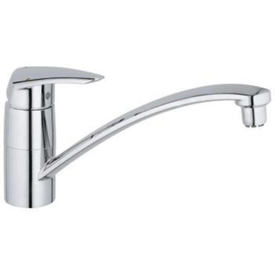 Grohe Eurodisc Lagedruk Eengreepsmengkraan - voor gootsteen - eengatsmontage - voor waterverwarmer - chroom