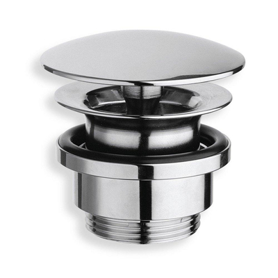 Go by Van Marcke bonde de lavabo non-fermant Free Flow 54 laiton chromé hauteur 55,5 mm avec vis