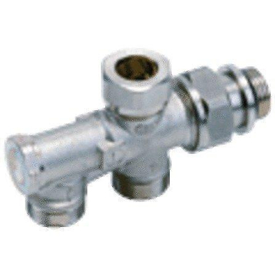 Comap bornier auto-étanche 2 tubes m22 avec valve nickelé