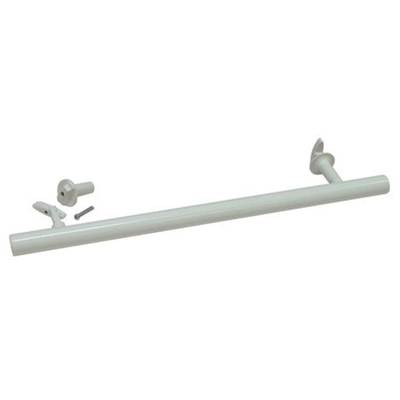 Nemo Spring handdoekbaar - L 480mm - D25 - wit RAL 9016 - voor Toronto en Ofena
