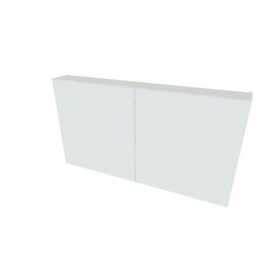 Nemo Spring Nebulo armoire de toilette L1200 x H650 x P178 mm 2 portes étagères en verre avec prise sans interrupteur couleur Minnesota Oak Chocolat