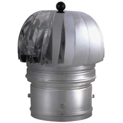 Nemo Skill Go turbinox dynamische trekkende kap - voor flexible - met scharnier diameter 80 - 130 inox - Flex - D080-D130