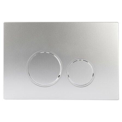 Starbluedisc Doppio bedieningsplaat voor Geberit UP100/UP320/UP720 reservoir mat chroom - (licht beschadigd) OUTLET UDEN