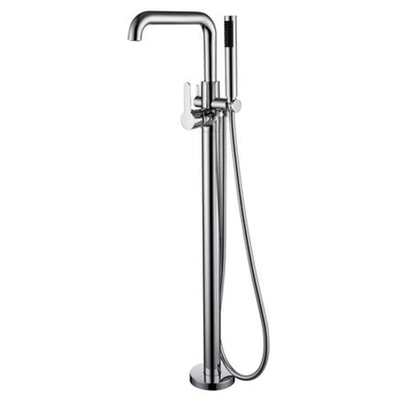 Nemo Spring Lana robinet de baignoire mélangeur sur pied avec ensemble de douche chrome