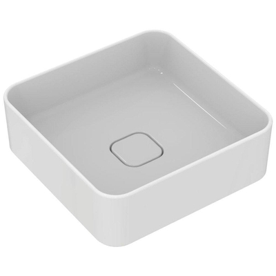 Ideal standard Strada ii lavabo mural carré sans trou pour robinet sans trop-plein 40x40cm blanc