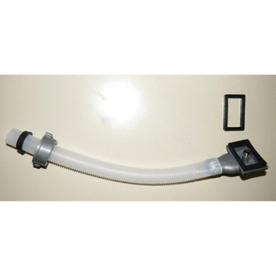Nemo Skill flexibele overloopgarnituur - voor spoeltafel - L 330mm - zwart