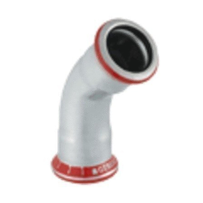 Geberit Mapress C-staal bocht - 45 graden verzinkt - 22mm