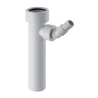 Geberit T-stuk - voor vaat- of wasmachines - 4/4" - D - 40mm - kunststof - alpien wit
