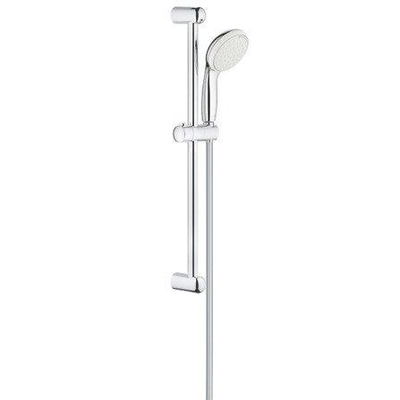 GROHE New Tempesta Ensemble de douche 60cm avec douchette 2 jets 5.7L/min. et flexible 175cm chrome/blanc