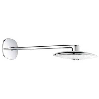 Grohe Rainshower Duo 360 Hoofddouche - 36x 22cm - 2 straalsoorten - wandarm 45cm - moon white/ - chroom