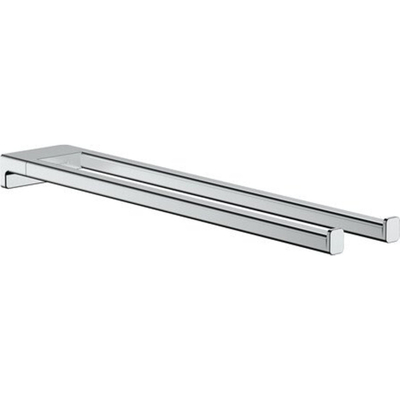 Hansgrohe AddStoris Q handdoekhouder 2-lids - hoogglans chroom