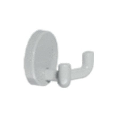 Hewi double patère saillie 43,5 mm blanc