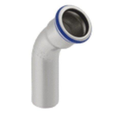 Geberit Mapress persfitting - inox - water - bocht - 45 graden MF - 18