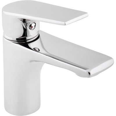 Go by Van Marcke Move mitigeur de lavabo monocommande avec PushOpen disques céramiques inclus flexibles et kit de fixation chrome