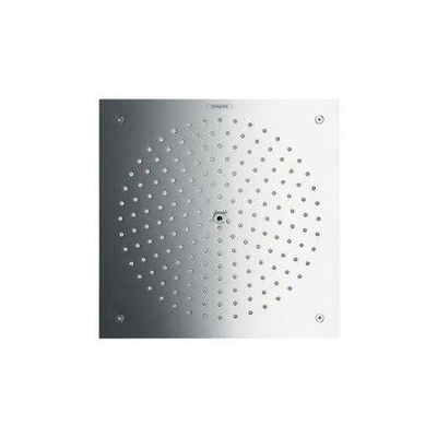 Hansgrohe Raindance Air afdekset - hoofddouche 26x26 cm. - plafondaansluiting. chr. - hoogglans chroom