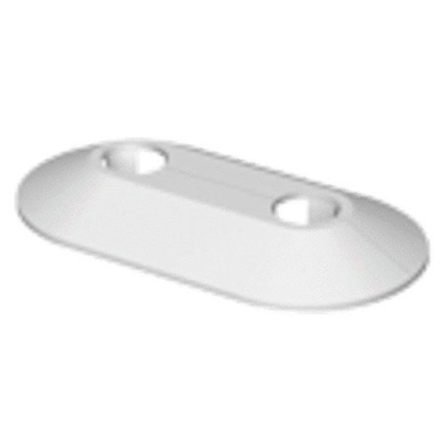 Flamco RVD CV-buisrozet dubbel 2x16mm - 1 stuk - wit