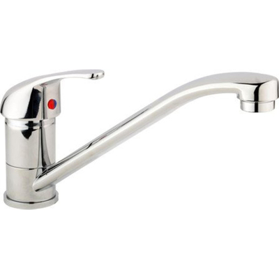 Go by Van Marcke Super mélangeur monocommande cuisine mobile bec en céramique inclus flexible et kit de fixation