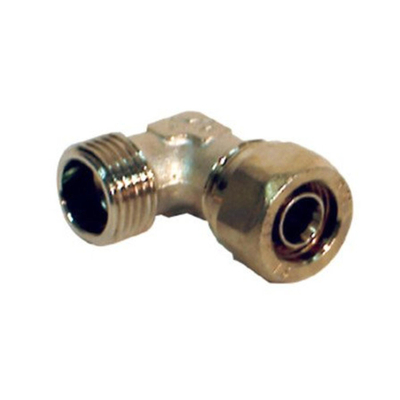Go by Van Marcke Pex Alu coude à serrer - Ø16mm x 1/2M chromé
