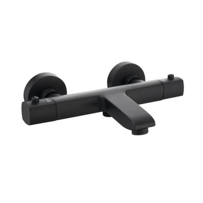 GO by Van Marcke robinet de baignoire - 26,6cm - apparent - thermostatique - laiton noir mat