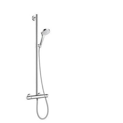 Hansgrohe Select S Croma Multi Douchekraan - thermostatisch - handdouche - doucheslang 160cm - wit/chroom