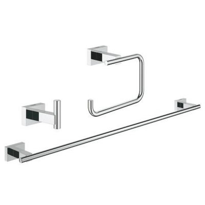 GROHE Essentials Cube ensemble d’accessoires 3 en 1 chrome