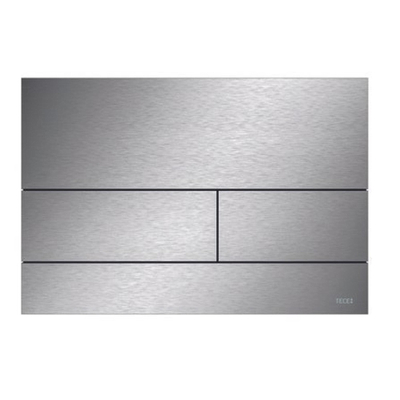 Tece square ii panneau de commande technologie double affleurante avec cadre de montage métal acier inoxydable brossé
