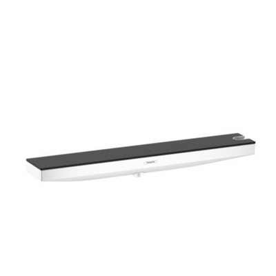 Hansgrohe RainFinity Fixfit Porter - 500 muuraansluiting - met planchet - met douchehouder rechts - 50.2x8.2cm - mat wit